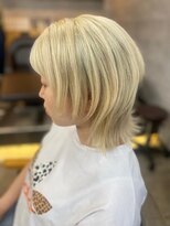 ソイクフ(SOY KUFU)&nbsp;大人可愛い20代30代40代◎小顔に見せるヘアボブルフハイトーン