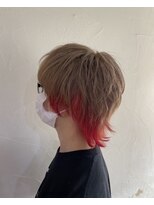 フレーム へアアンドトリートメント 天王寺北口店(FRAME) インナーレッドウルフ