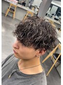 渋谷波巻きスパイラルパーマシャドウパーママッシュウルフ
