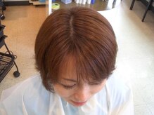 トレビの雰囲気（■ルーツコントロールカット（before）　フロントの癖を修正する）