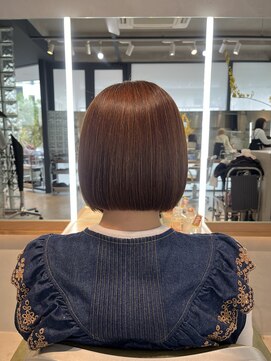 アンリオマール(an rio MAR) 弱酸性縮毛矯正×ナチュラルストレートボブ