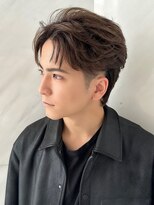 サイン メンズ 表参道(SIGN men's)&nbsp;フェザーショートダウンパーマコンマヘアセンターパート