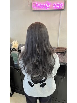 リリス(Lilith) ブルーグレー×ウェーブロング