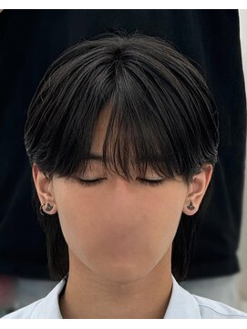 センス 渋谷 宇田川交番前(SENSE) シースルーマッシュ／センターパート／ニュアンスパーマ／渋谷