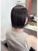 切りっぱなしボブ