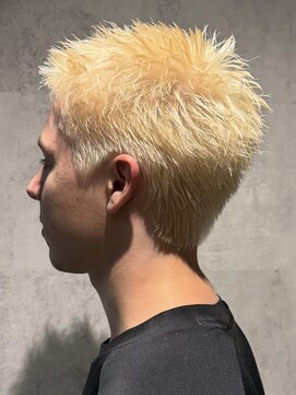 ラベル 渋谷(LAVEL) スパイキーショート/ブロンドカラー