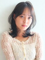 リヤン 表参道(lyann)&nbsp;うるツヤ大人可愛いナチュラルカールイメチェン暗めカラー