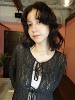 ニーム(nimes)&nbsp;hibico/くすみベージュ×顔まわりレイヤー