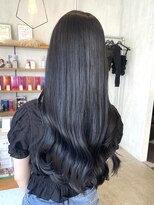 シェル 津山の手店(shel)&nbsp;10代20代30代髪質改善韓国風ブルーブラック透明感