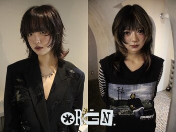 オルン(ORGN.)の写真/【大須/栄】再現性の高いカットでお顔の印象を変える！伸びても扱いやすいから、可愛さもトレンドもKeep♪