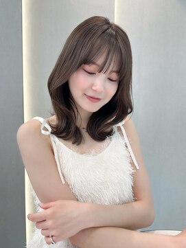 ロンドリゼル 札幌(Lond RiseL) ◯ オリーブグレー/韓国/レイヤーカット/髪質改善/縮毛矯正/札幌