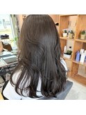 韓国ヘア×アッシュブラウン