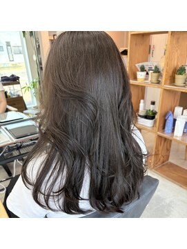 韓国ヘア×アッシュブラウン