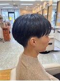 メンズスタイルラウンドマッシュシースルーマッシュ