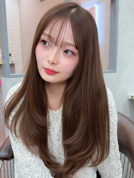 ロンド レア 天神大名店(Lond Le’a) 黒髪カタログ/オリーブグレー/ココアベージュ/小顔に見せるヘア