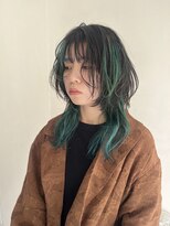 フランチェスカ(Francesca)&nbsp;ポイントカラー/デザインカラー/ウルフカット/レイヤーカット