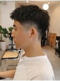 メンズナチュラルフェード
