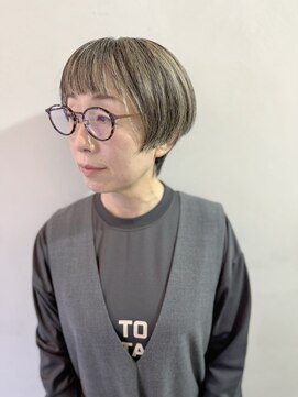 ラトリエコンタン(L´atelier Content) 【Lateliercontent MIHO】白髪ぼかしのローライト　ハイライト