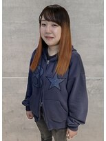 elaka【イラカ】【4月14日NEW OPEN(予定)】 ブラック×オレンジカラー×ミディアムボブ