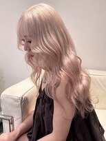 ベレーザ 渋谷(BELEZA) 18845_ミルクティーベージュレイヤーカット韓国コテ巻き風パーマ