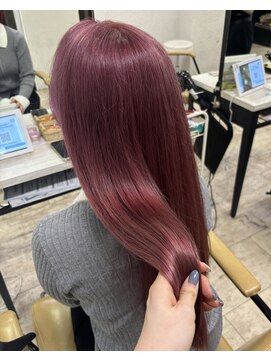 アジールヘア 所沢プロペ通り店(agir hair) ピンクカラー