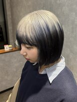 ルル(Lulu) ボブルーツカラーブロンドブラック