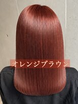 ヴォア(VOA)&nbsp;ブリーチ1回オレンジブラウン！