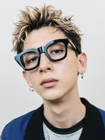 オーシャントーキョーオーバー 渋谷(OCEAN TOKYO OVER)&nbsp;アクティブスパイキーショート　ブロンドカラー