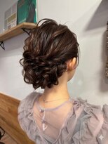 ヘアージスタ(hair JISTA)&nbsp;ゆるふわシニヨンお呼ばれアレンジ