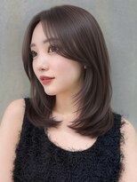 ナミ ギンザ(NAMI ginza)&nbsp;大人ボブ銀座レイヤーカットミディアムグレージュハッシュカット