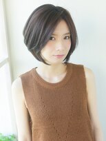 《AFLOATディル裕二朗》ボリュームのある前下がりショートヘア