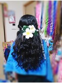 【￥350~】仙台 エクステ 編み込み ウェーブエクステ ロング