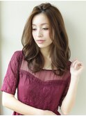 《AFLOATディル裕二朗》ボリュームUPのロングヘアパーマ