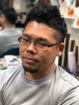 ベローチェ パーマ風ツーブロックショート♪