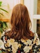 ディンプル 越谷駅前(DiMPlE) ナチュラルロングレイヤースタイル、くびれレイヤー