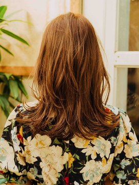 ディンプル 越谷駅前(DiMPlE) ナチュラルロングレイヤースタイル、くびれレイヤー