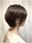 【heavenly】大人可愛い20代30代小顔ショートボブ丸み前下がり