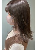 大人可愛いインナーラベージュ×