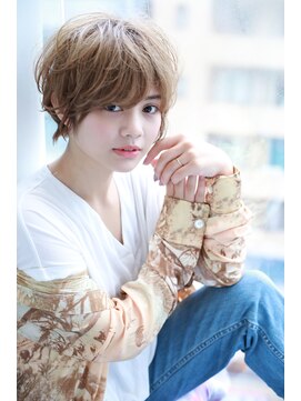 クラウドゼロ(Cloud zero) ハイトーンベージュショート【Cloud zero】