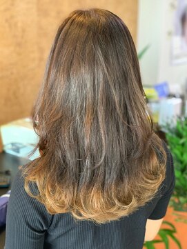 アークスヘアー 大人かわいい☆透明感ベージュグラデーション無造作ヘア