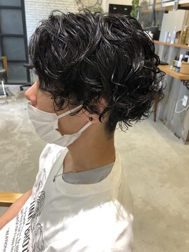 ソーホーヘアーアンドボタニカル 大橋店(SOHO hair & botanical) パーマ／10代／20代／30代／40代／ネイビーブラック