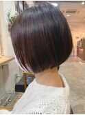 フォルムが可愛いいショートボブ