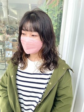 ロマーリ(LOMARLIE) ミディアムデジタルパーマ_カジュアル