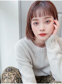 #ぱっつんボブ #イルミナカラー #カジュアル