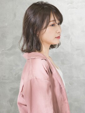 オリンテ バイ レシッド 表参道(orente by rcid) 韓国くびレイヤー外ハネボブワンカール×髪質改善グレーベージュ