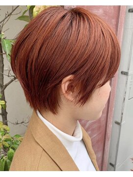 ボアップ 松山店(boappu) #ブリーチ#オレンジ#カラー