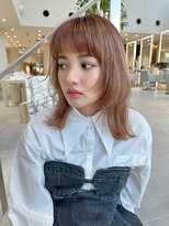 大人ガーリーな小顔マッシュゆるモードウルフヘア