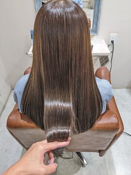 フレーム へアアンドトリートメント 天王寺北口店(FRAME) 触りたくなる！！うる艶ストレート