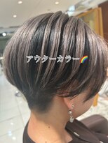 アース 武蔵境店(HAIR & MAKE EARTH) 分け目を変えると印象が変わるアウターカラー☆