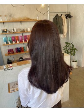 シェル 津山の手店(shel) 20代30代40代髪質改善大人可愛いつやつやピンクブラウン